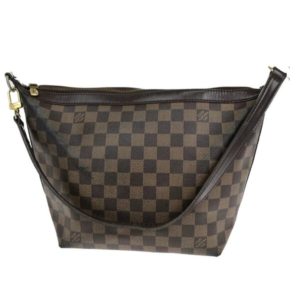 LOUIS VUITTON Illovo MM Shoulder Bag Damier Ebene Brown France - Picture 1 of 16